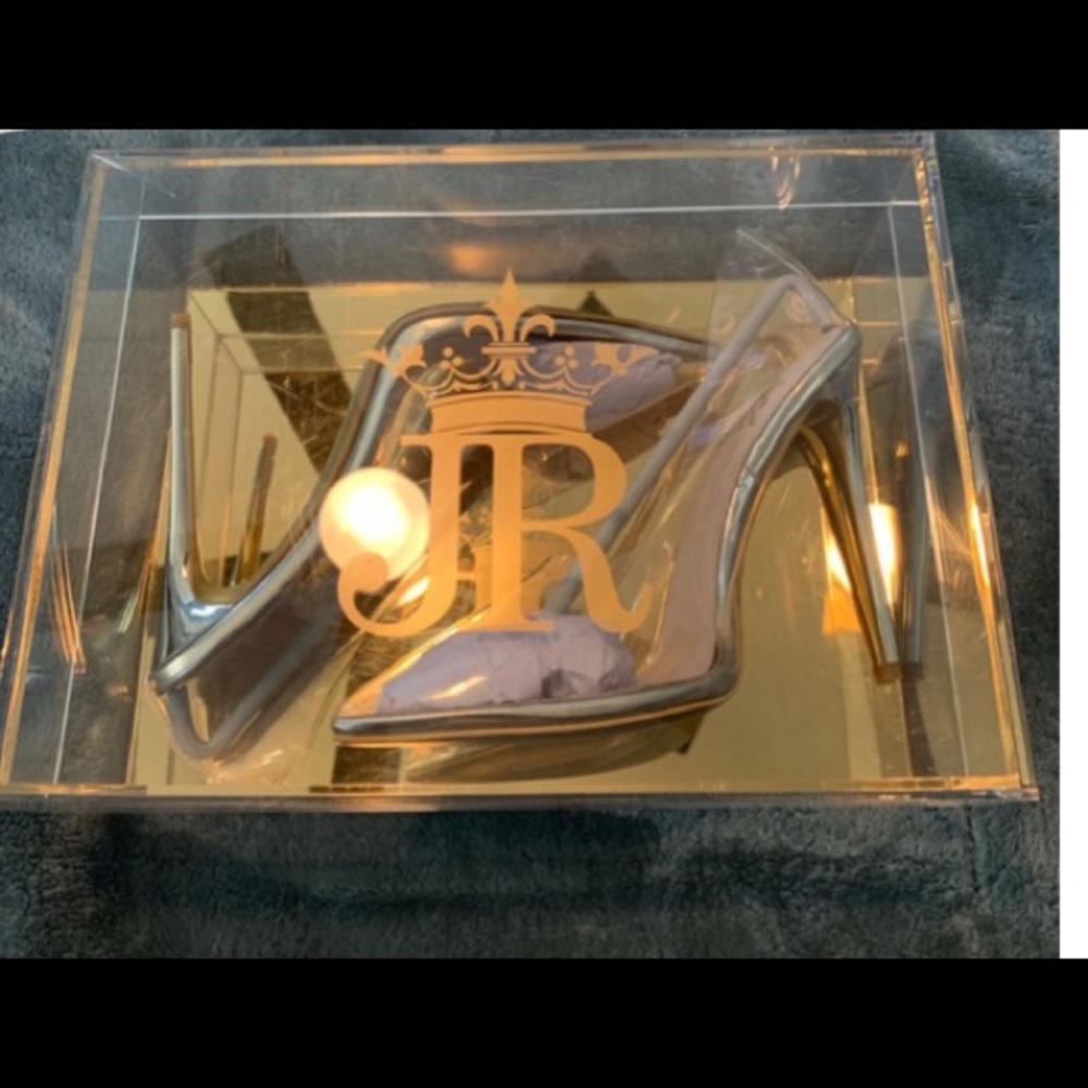 Jessica Rich stiletto with gorgeous acrylic box